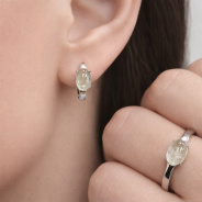 Кольцо из Серебра 925 Приволжский ювелир арт. 211161-RK, Родирование.