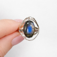 Кольцо из Серебра 925 Приволжский ювелир арт. 211162-LB, Родирование.