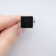 Кольцо из Серебра 925 Приволжский ювелир арт. 211164-AG73, Родирование.