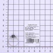 Кольцо из Серебра 925 Приволжский ювелир арт. 211166-FA11LB, Родирование.