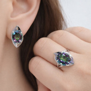 Кольцо из Серебра 925 Приволжский ювелир арт. 211267-GH36, Родирование.