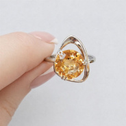 Кольцо из Серебра 925 Приволжский ювелир арт. 211268-FA75, Родирование.