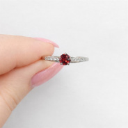 Кольцо из Серебра 925 Приволжский ювелир арт. 211304-FA11GR26, Родирование.