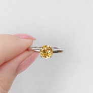 Кольцо из Серебра 925 Приволжский ювелир арт. 211308-CT20, Родирование.