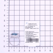 Кольцо из Серебра 925 Приволжский ювелир арт. 211404-KV32, Родирование.