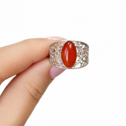 Кольцо из Серебра 925 Приволжский ювелир арт. 211455-SR, Родирование.