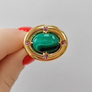 Кольцо из Серебра 925 Приволжский ювелир арт. 212036-AM56ML, Золочение в два слоя.