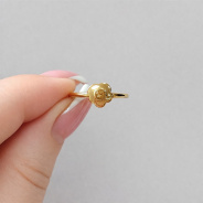 Кольцо из Серебра 925 Приволжский ювелир арт. 212208-CT20, Золочение в два слоя.