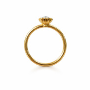 Кольцо из Серебра 925 Приволжский ювелир арт. 212208-CT20, Золочение в два слоя.