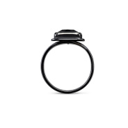 Кольцо из Серебра 925 Приволжский ювелир арт. 214067-FA22, чёрный оксид.