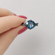 Кольцо из Серебра 925 Приволжский ювелир арт. 214269-FA11GH55, чёрный оксид.