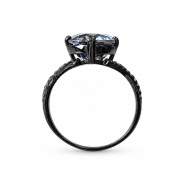 Кольцо из Серебра 925 Приволжский ювелир арт. 214269-FA11GH55, чёрный оксид.
