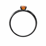 Кольцо из Серебра 925 Приволжский ювелир арт. 214306-GH42, чёрный оксид.