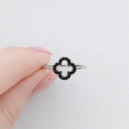 Кольцо из Серебра 925 Приволжский ювелир арт. 215019-SH73, родирование + черный родий.