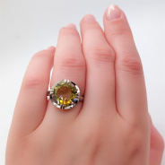 Кольцо из Серебра 925 Приволжский ювелир арт. 231399-GH5, Родирование.