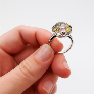 Кольцо из Серебра 925 Приволжский ювелир арт. 231399-GH5, Родирование.