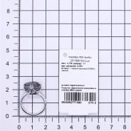 Кольцо из Серебра 925 Приволжский ювелир арт. 231399-GH73, Родирование.