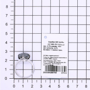 Кольцо из Серебра 925 Приволжский ювелир арт. 231399-GM, Родирование.