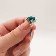 Кольцо из Серебра 925 Приволжский ювелир арт. 231741-FA78, Родирование.