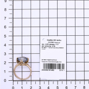 Кольцо из Серебра 925 Приволжский ювелир арт. 232399-GH55, Золочение в два слоя.