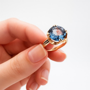 Кольцо из Серебра 925 Приволжский ювелир арт. 232399-GH55, Золочение в два слоя.