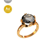 Кольцо из Серебра 925 Приволжский ювелир арт. 232399-GH73, Золочение в два слоя.