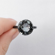 Кольцо из Серебра 925 Приволжский ювелир арт. 234399-GH73, чёрный оксид.