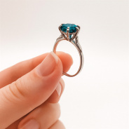 Кольцо из Серебра 925 Приволжский ювелир арт. 241244-FA78, Родирование.