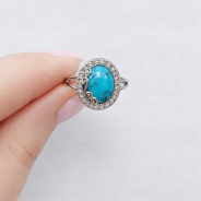 Кольцо из Серебра 925 Приволжский ювелир арт. 241750-BZFA11, Родирование.