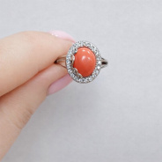 Кольцо из Серебра 925 Приволжский ювелир арт. 241750-FA11KR, Родирование.