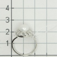 Кольцо из Серебра 925 Приволжский ювелир арт. 241852-FA11ZM07, Родирование.