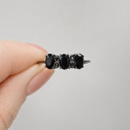 Кольцо из Серебра 925 Приволжский ювелир арт. 244777-FA73, чёрный оксид.