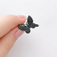 Кольцо из Серебра 925 Приволжский ювелир арт. 244914-SH73, чёрный оксид.