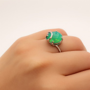 Кольцо из Серебра 925 Приволжский ювелир арт. 251067-FA35, Родирование.