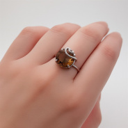 Кольцо из Серебра 925 Приволжский ювелир арт. 251067-FA90, Родирование.