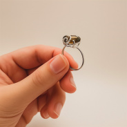 Кольцо из Серебра 925 Приволжский ювелир арт. 251067-FA90, Родирование.