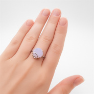 Кольцо из Серебра 925 Приволжский ювелир арт. 251067-FA96, Родирование.