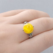 Кольцо из Серебра 925 Приволжский ювелир арт. 251070-YN, Родирование.