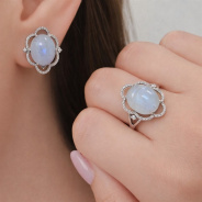 Кольцо из Серебра 925 Приволжский ювелир арт. 251169-FA11LN, Родирование.