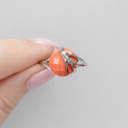 Кольцо из Серебра 925 Приволжский ювелир арт. 251233-KR, Родирование.