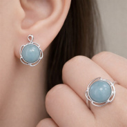 Кольцо из Серебра 925 Приволжский ювелир арт. 251268-AQ, Родирование.