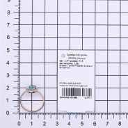 Кольцо из Серебра 925 Приволжский ювелир арт. 252204-FA11FA78, Золочение в два слоя.