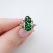 Кольцо из Серебра 925 Приволжский ювелир арт. 261075-FA11TR, Родирование.