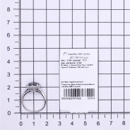 Кольцо из Серебра 925 Приволжский ювелир арт. 261188-FA11GH73, Родирование.