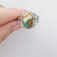 Кольцо из Серебра 925 Приволжский ювелир арт. 261227-UB15, Родирование.