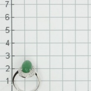 Кольцо из Серебра 925 Приволжский ювелир арт. 261323-AG22, Родирование.
