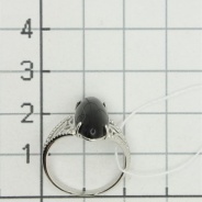Кольцо из Серебра 925 Приволжский ювелир арт. 261328-AG73, Родирование.