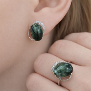 Кольцо из Серебра 925 Приволжский ювелир арт. 261429-FA11KL, Родирование.