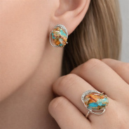 Кольцо из Серебра 925 Приволжский ювелир арт. 261429-FA11UB15, Родирование.