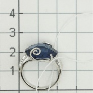 Кольцо из Серебра 925 Приволжский ювелир арт. 261633-KV77, Родирование.